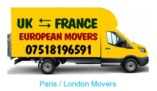 UK London - France removals overseas movers