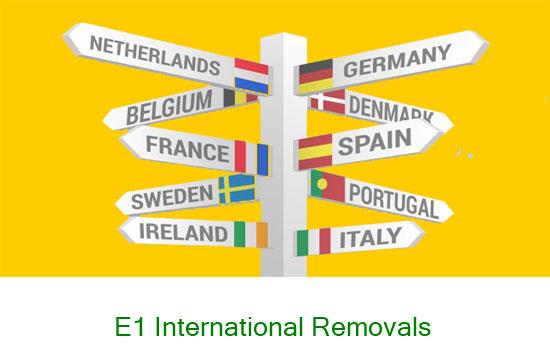 E1 international removal company