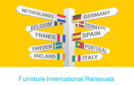 Furniture international removal company