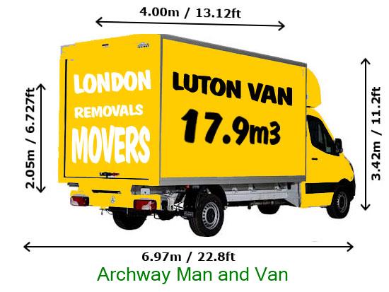 Archway Luton Van Man And Van
