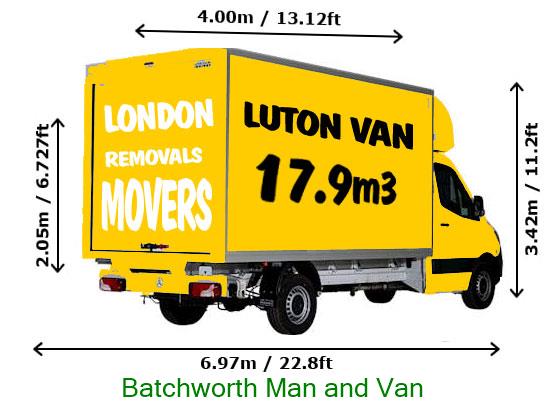 Batchworth Luton Van Man And Van