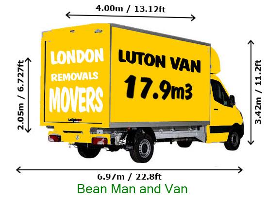 Bean Luton Van Man And Van