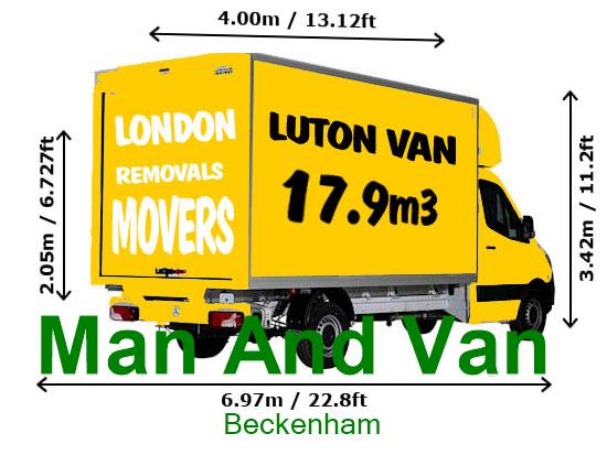 Beckenham Luton Van Man And Van
