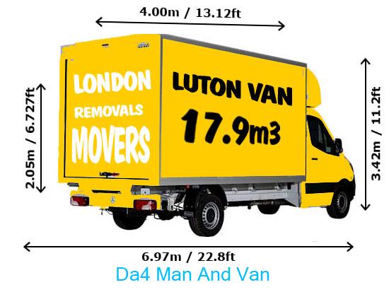Da4 Luton Van Man And Van