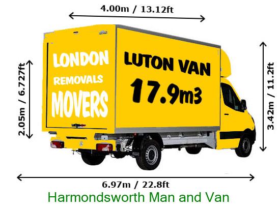 Harmondsworth Luton Van Man And Van