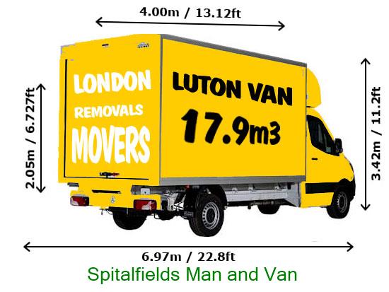 Spitalfields Luton Van Man And Van