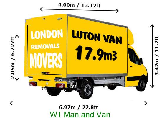 W1 Luton Van Man And Van
