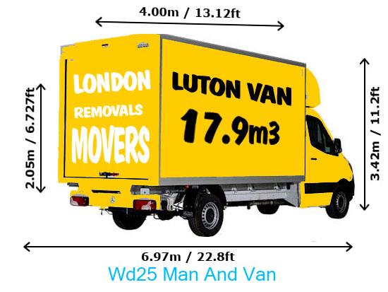 Wd25 Luton Van Man And Van