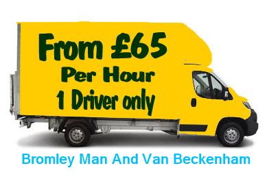 Beckenham man and van removals