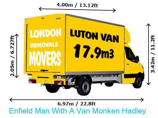 Monken Hadley man with a van