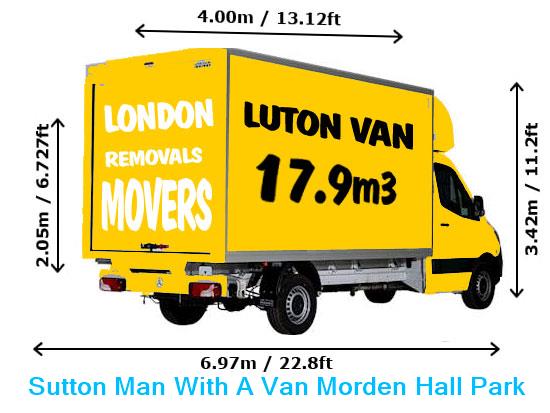 Morden Hall Park man with a van